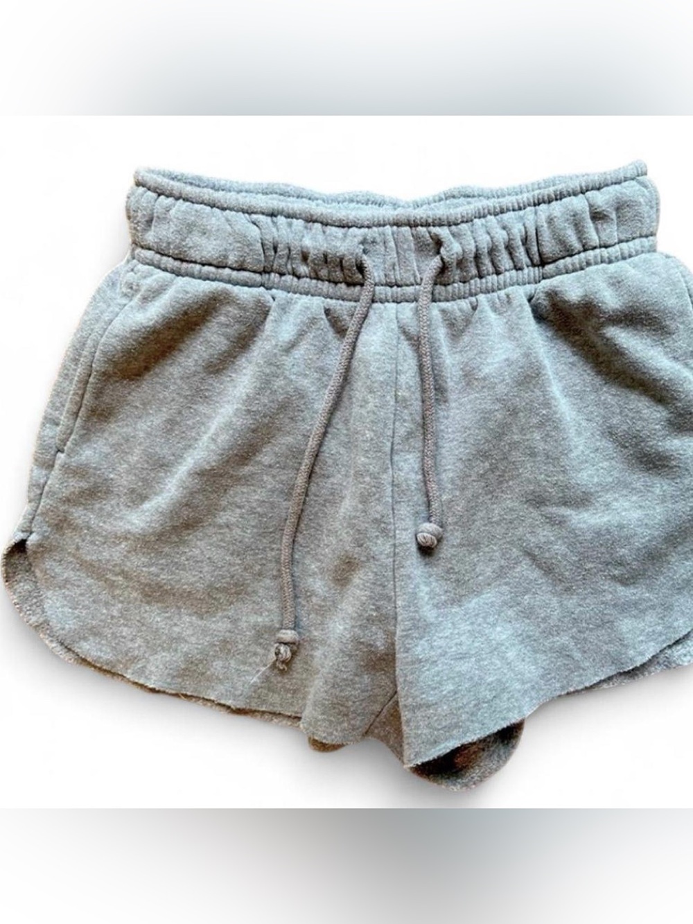 Wild Fable Gray Sweat Shorts XS High Waist Raw Hem Cozy Lounge